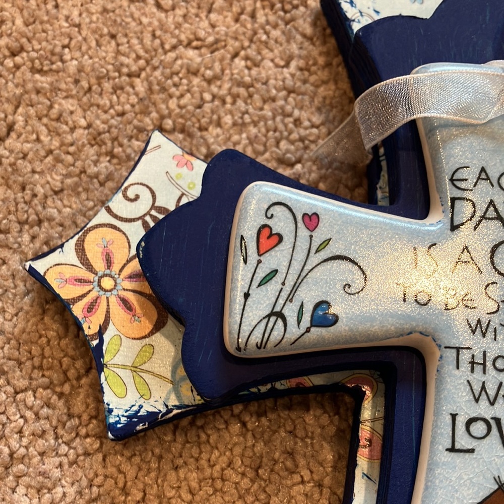 Inspirational Cross Wall Hanging Christian - Picture 10 of 11